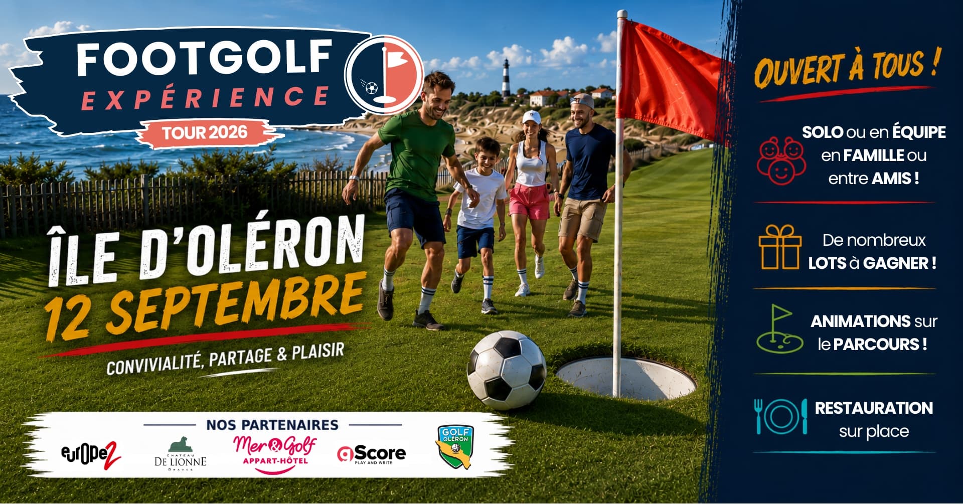 À l’Île d’Oléron, une journée de footgolf ouverte à tous au Golf d’Oléron